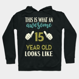 This is What an Awesome 15 Year Old Looks Like T-Shirt Hoodie